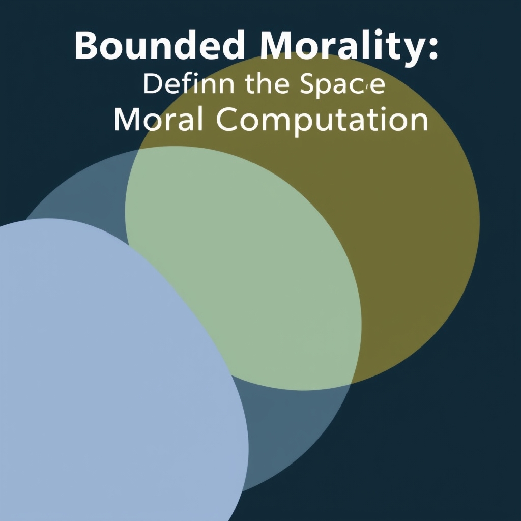Abstract diagram of moral decision-making framework for AI