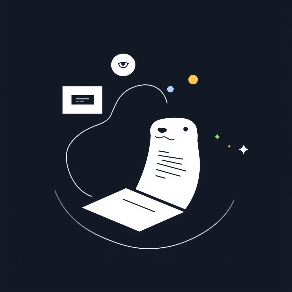 Split screen comparing Otter.ai and Descript interfaces