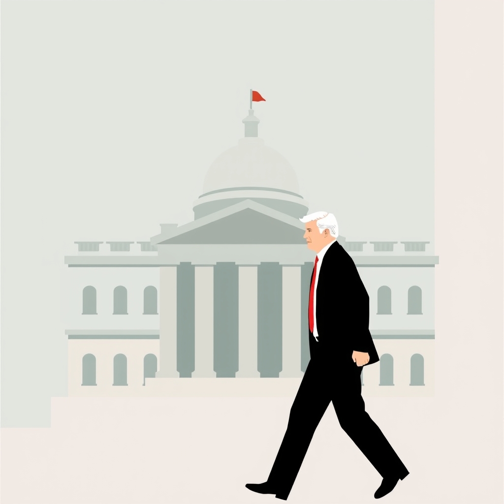 US Capitol building with digital AI network overlay